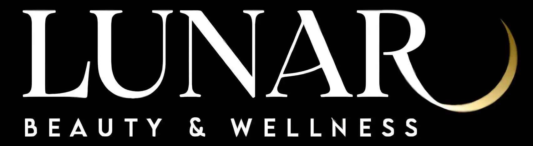 lunar-beauty-and-wellness black and gold logo
